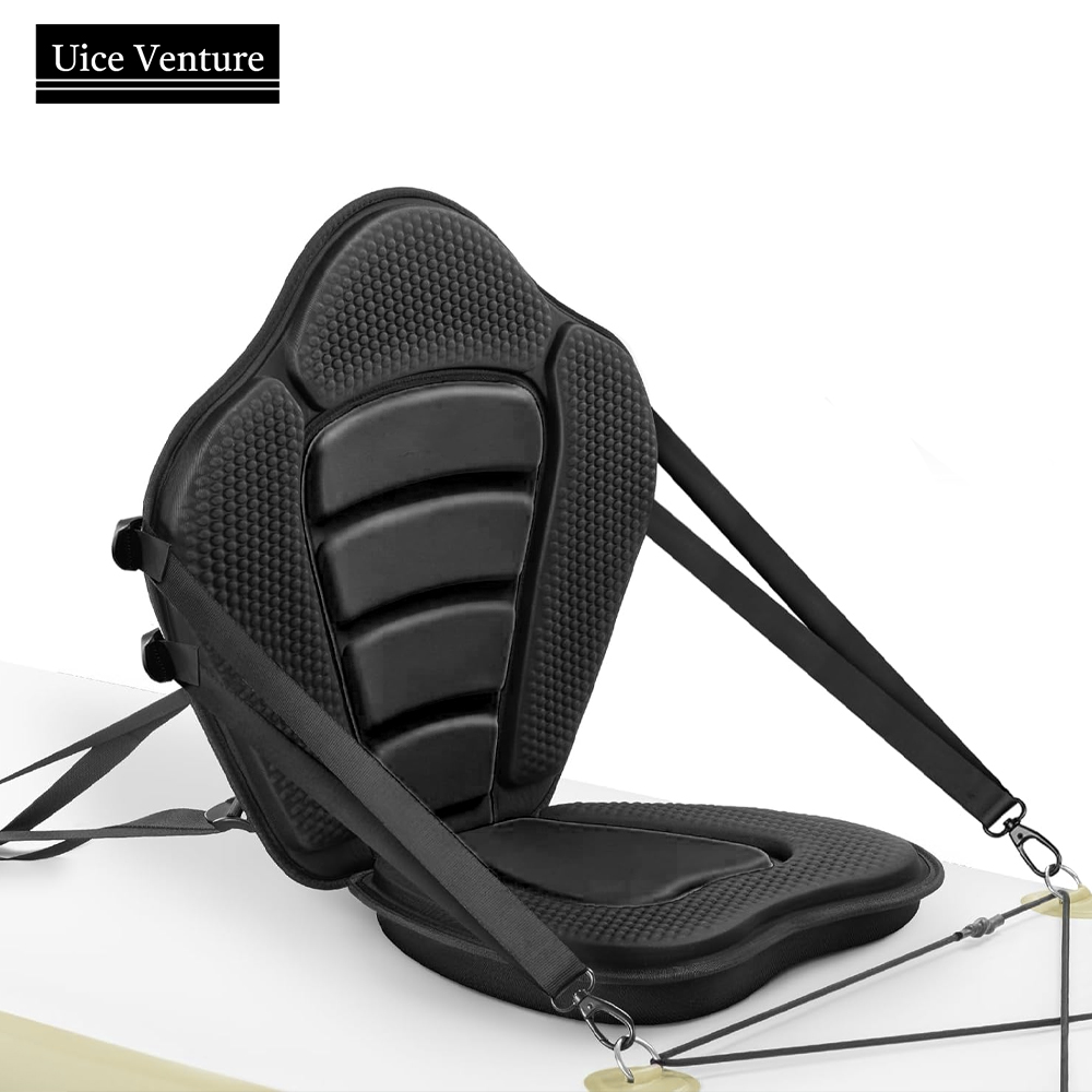 Fishing Kayak Crate - เบาะนั่งเรือคายัค อุปกรณ์เสริมเรือคายัค เบาะนั่งเรือคายัคแบบปรับได้พร้อมเบาะรองนั่ง แพดเดิลบอร์ด เบาะนั่งเรือคายัคแบบมีเบาะ