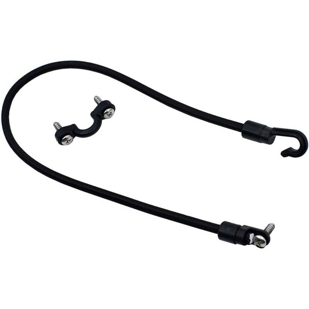 Fishing Kayak Rod Holder - สายรัดตกปลาสำหรับเรือแบบปรับได้ ตัวเชื่อมต่อสำหรับติดตั้งบนดาดเรือ ที่ยึดคันเบ็ดแบบยืดหยุ่น หัวเข็มขัดยึด ขนาด 18