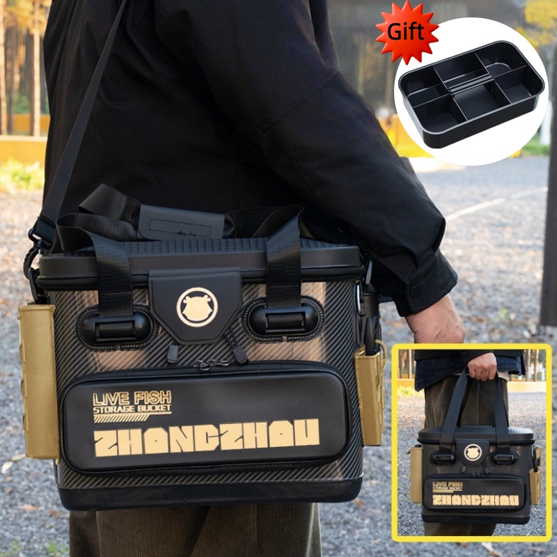 ถังตกปลา EVA กล่องใส่ปลาเป็นๆ  - Fishing Kayak Crate บทวิจารณ์และราคา