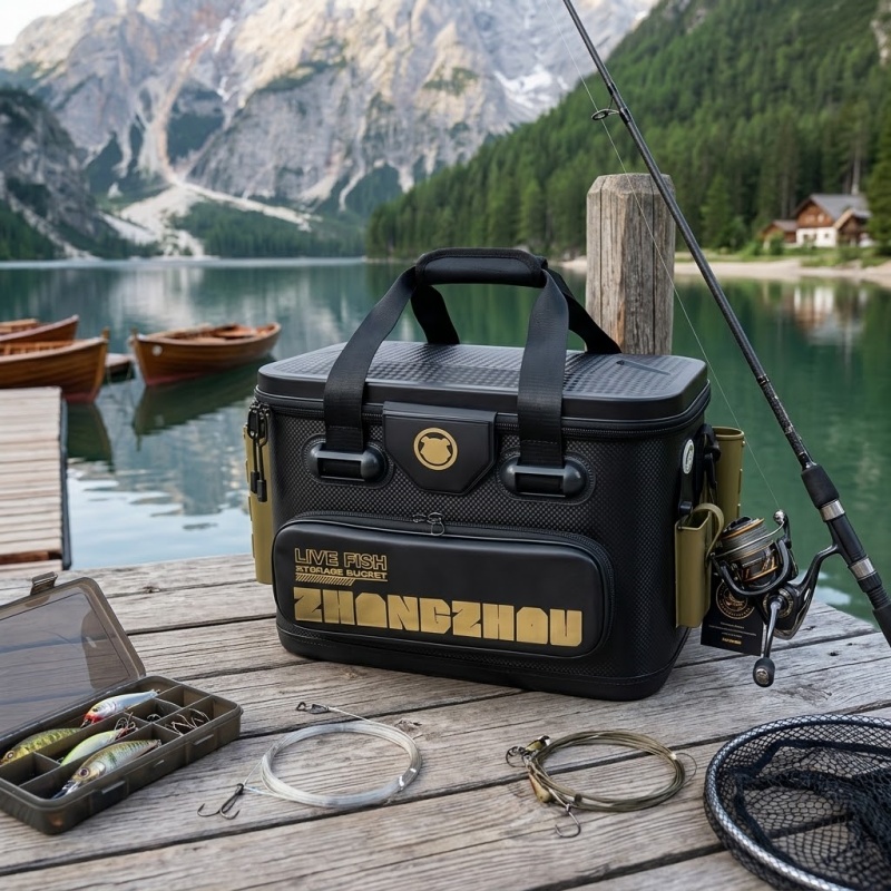 กล่องใส่ปลาแบบพกพา EVA หนาพิเศ - Fishing Kayak Crate บทวิจารณ์และราคา