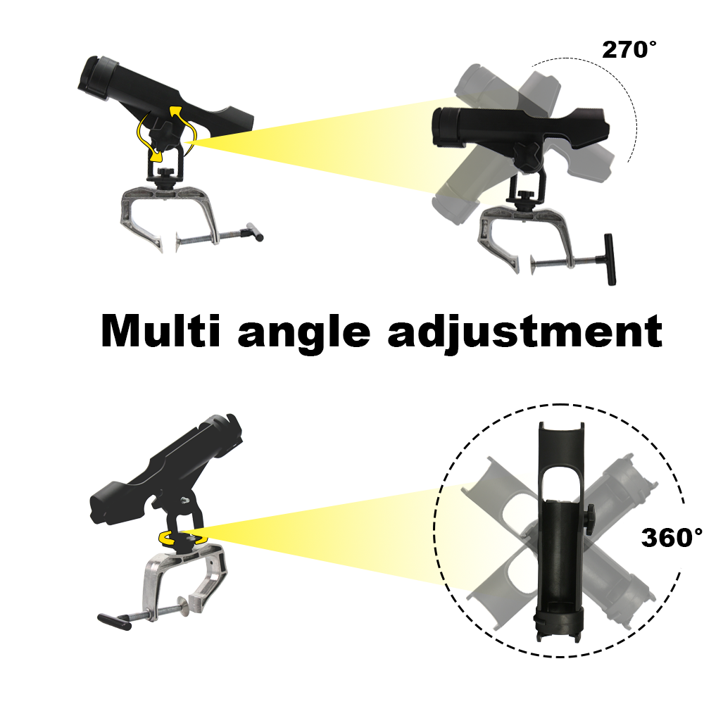 JSFUN 1PC วงเล็บตกปลามัลติฟังก - Fishing Kayak Rod Holder บทวิจารณ์และราคา